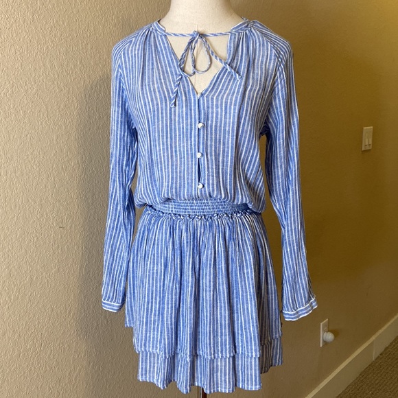 Juni Dress - Azure Jasmine
